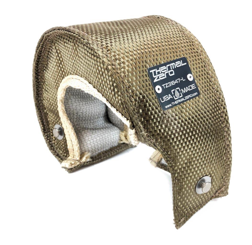 Universal Internally Wastegated GT25 GT28 Turbo Blanket - Lava