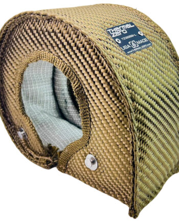 Universal Externally Wastegated T4 Turbo Heat Insulation Blanket - Lava