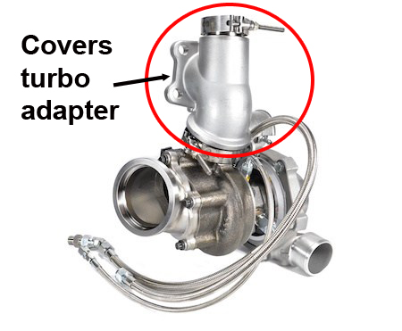 Ford Focus ST Fusion 2.0L Ecoboost ATP Turbo Adapter Housing Cover Blanket