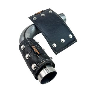 2 inch Diameter OD Pipe Blanket - Black