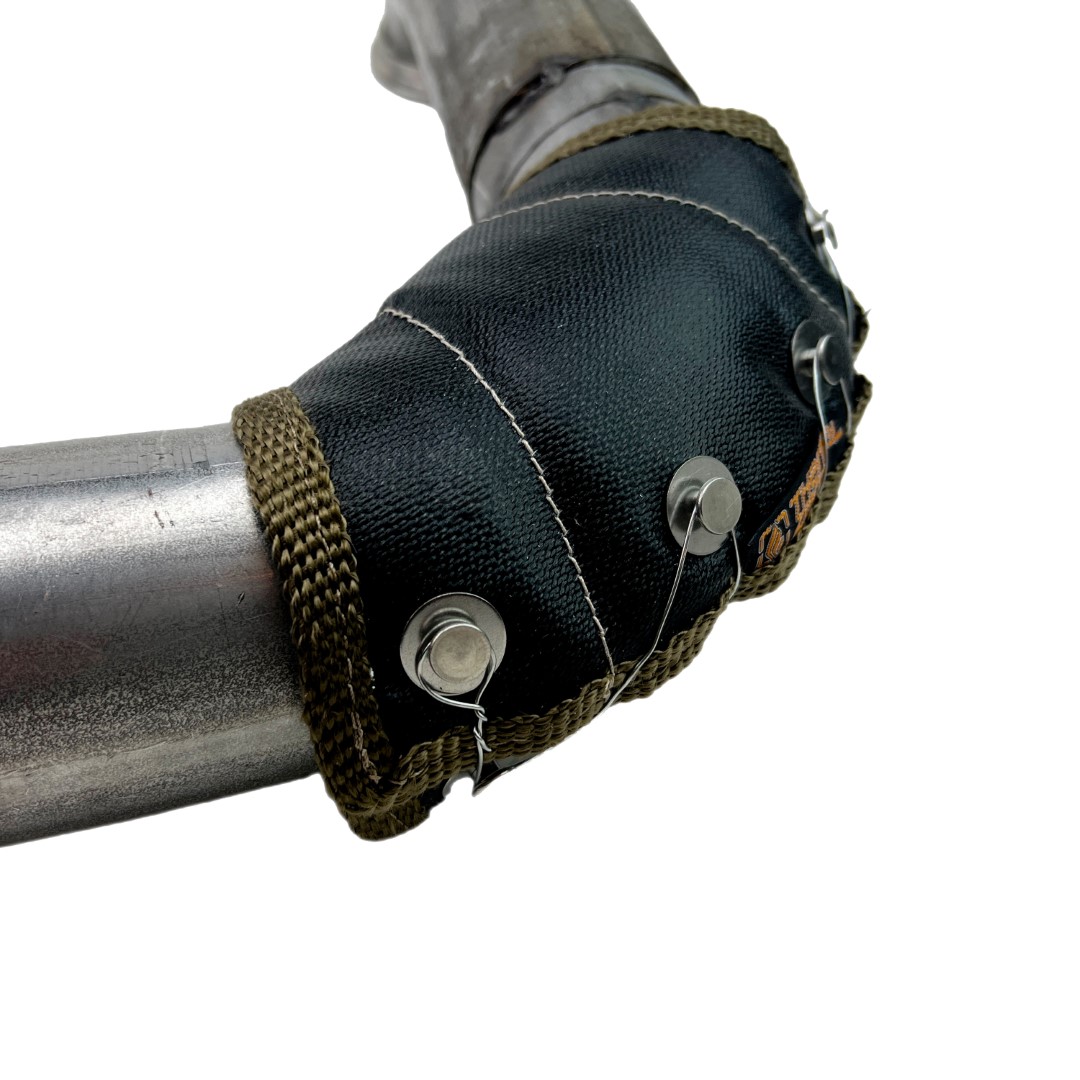 Universal 3 inch Diameter OD Elbow Pipe Blanket fits 90° bend