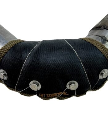 Universal 3 inch Diameter OD Elbow Pipe Blanket fits 90° bend